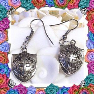Tibetan Silver Earrings